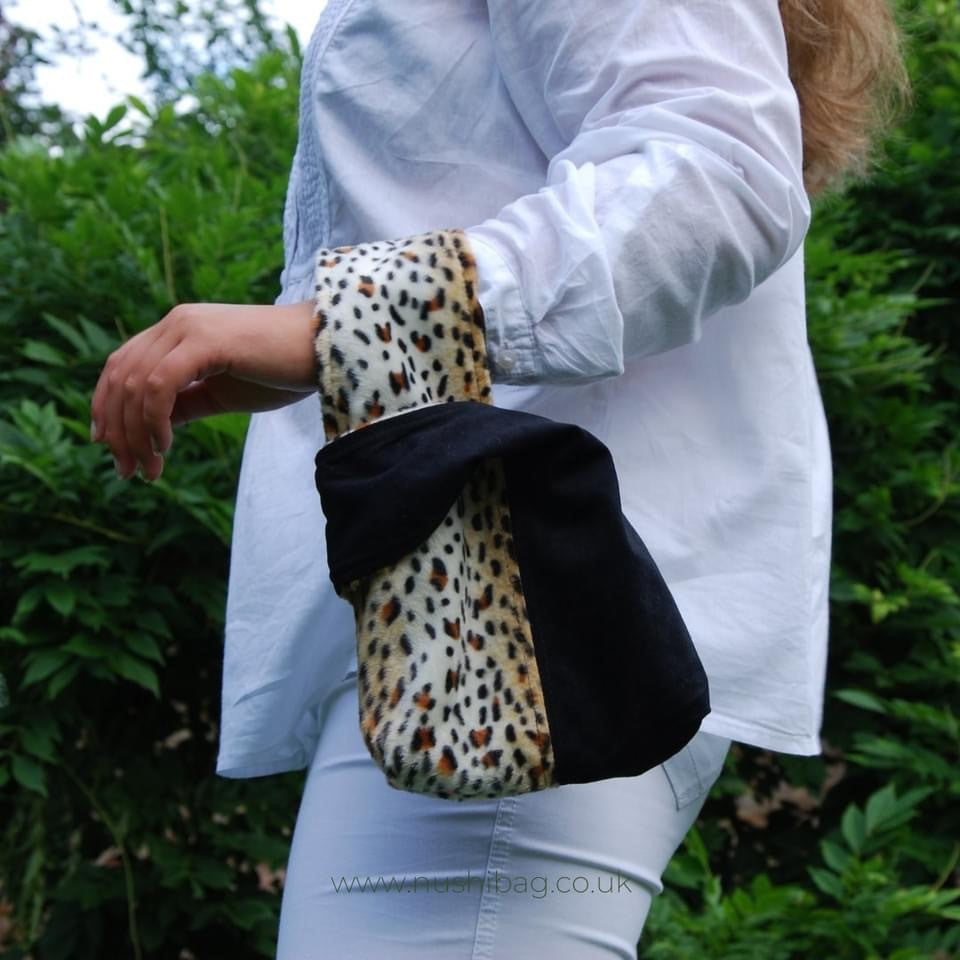 Animal Print Mini Allamanda Wristlet Bag