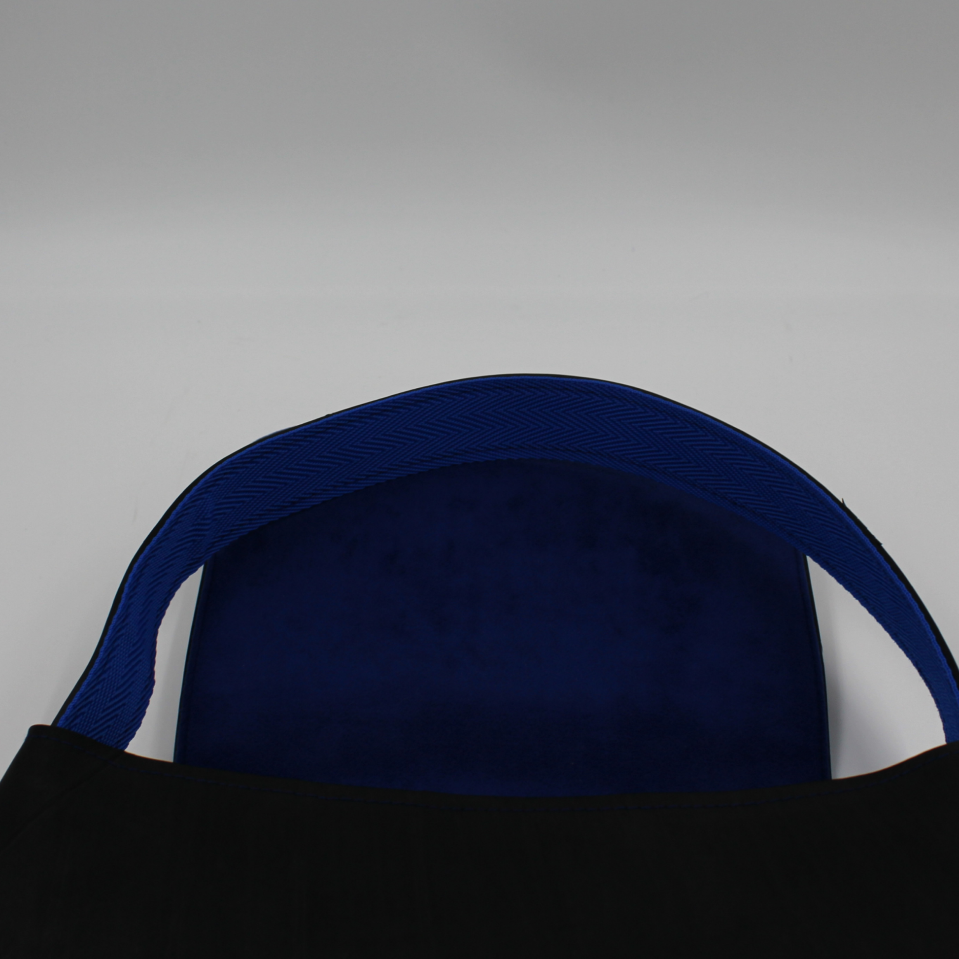 recycled rubber bag royal blue lining