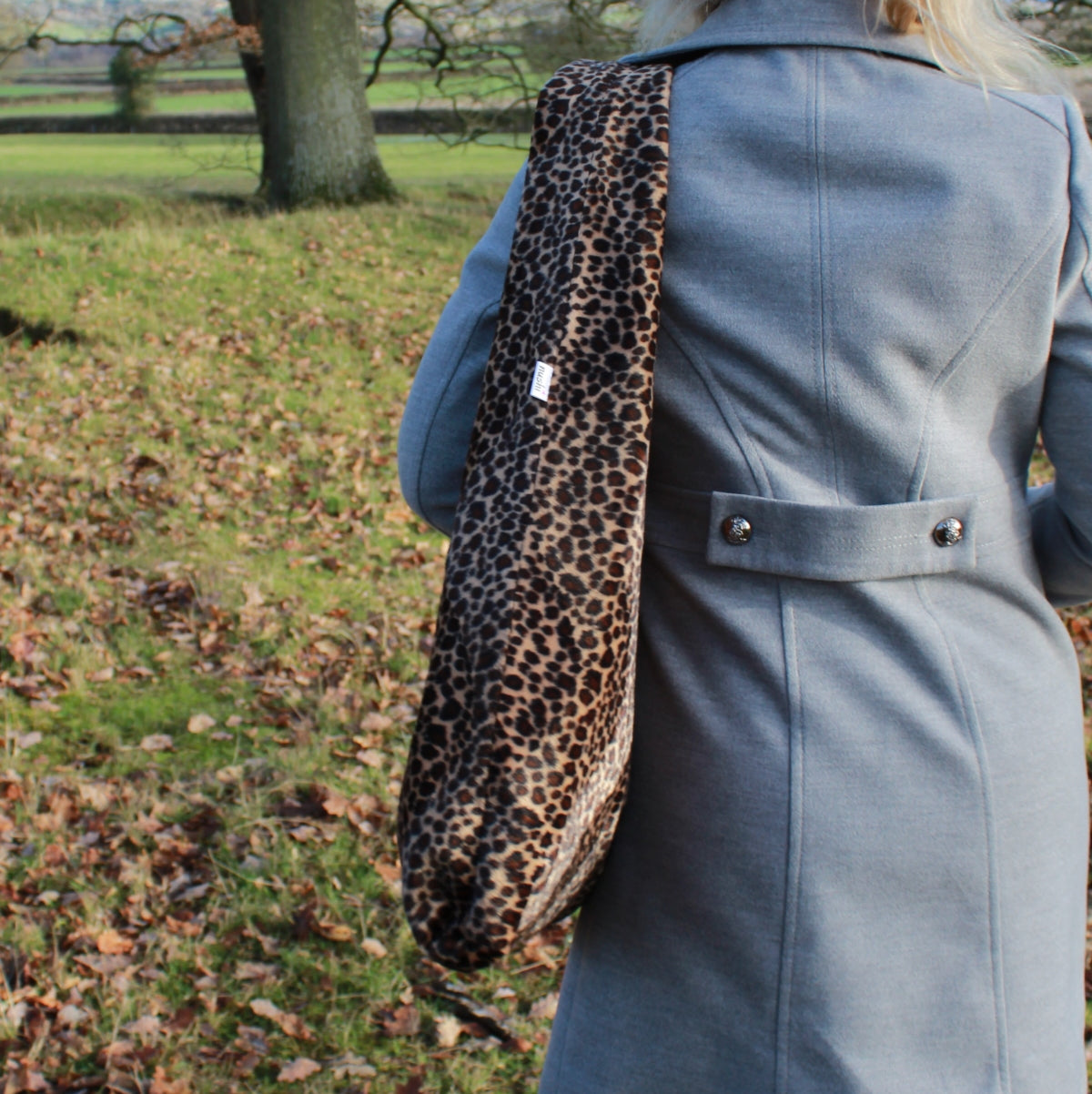 Leopard print slouch bag on sale